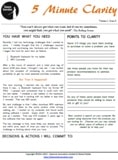 5 Minute Clarity - You Have What You Need