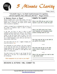 5 Minute Clarity Report
