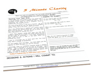 Open Your 5 Minute Clarity Report Here