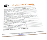 Rid yourself of the Clutter Ninja today with 5 Minute Clarity
