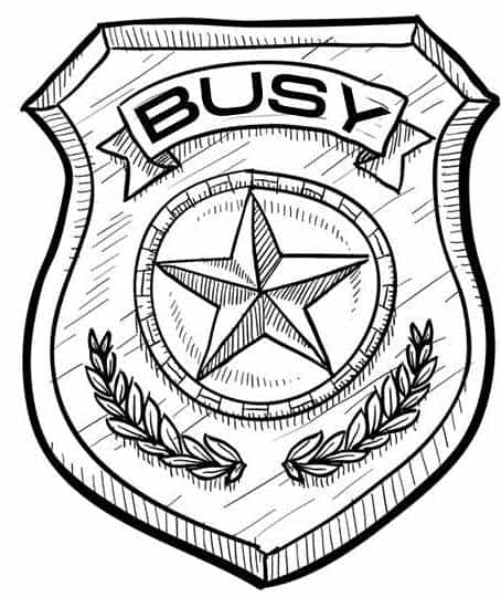 Badge of Busyness - Samurai Innovation
