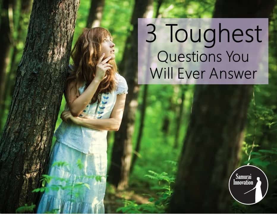 3 Toughest Questions - Samurai Innovation