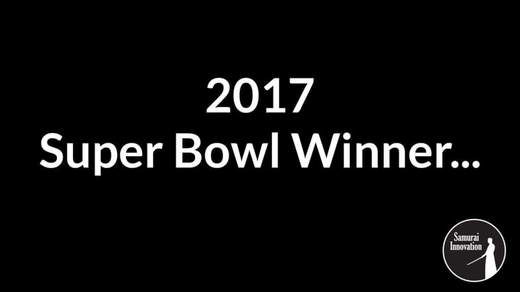 2017 Super Bowl Winner by Samurai Innovation